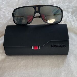 Carrera Black Sunglasses with Logo Case. Special Edition.
